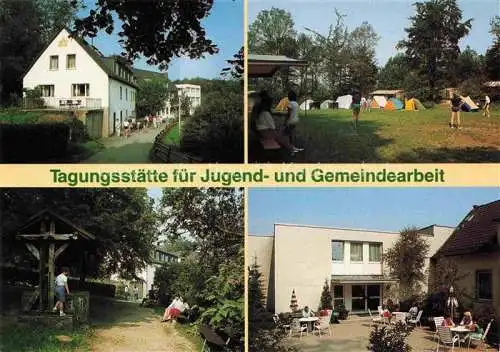 AK / Ansichtskarte  Wiblingwerde Tagungsstaette fuer Jugend- und Gemeindearbeit Zeltplatz Terrasse