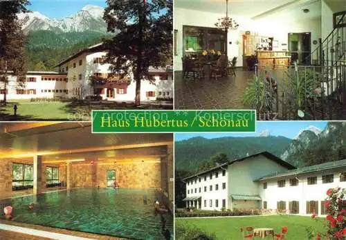 AK / Ansichtskarte  Schoenau Berchtesgaden Bundesbahn-Sozialwerk Erholungsheim Haus Hubertus