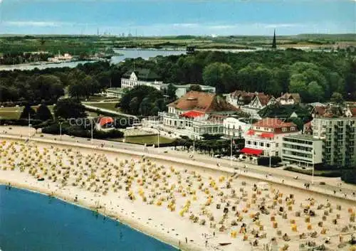 AK / Ansichtskarte  TRAVEMueNDE Ostseebad Panorama Ostseeheilbad Strand Hotels