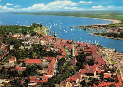 AK / Ansichtskarte  TRAVEMueNDE Ostseebad Panorama Ostseeheilbad Hafen