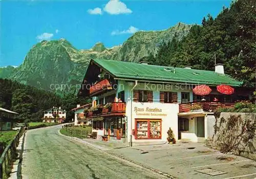 AK / Ansichtskarte  Ramsau Berchtesgaden Gaestehaus Haus Karolina Ladengeschaeft