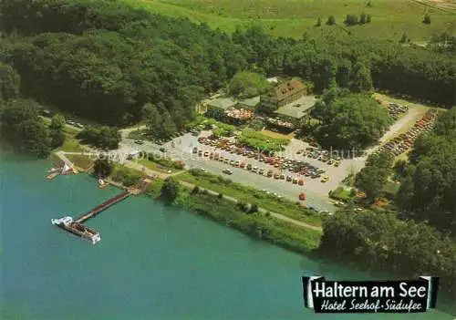 AK / Ansichtskarte  Haltern See Hotel Seehof Suedufer Fliegeraufnahme