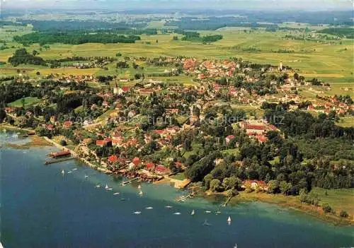 AK / Ansichtskarte  Schondorf Ammersee Fliegeraufnahme