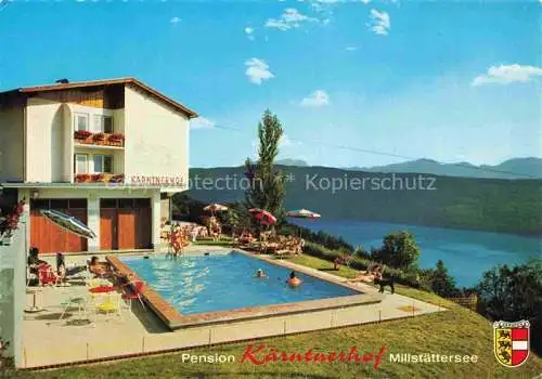 AK / Ansichtskarte  Millstatt Millstaettersee Kaernten AT Pension Kaerntnerhof