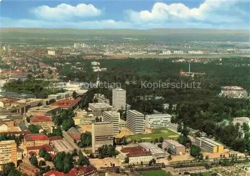 AK / Ansichtskarte  KARLSRUHE Baden Fliegeraufnahme mit Technischer Hochschule