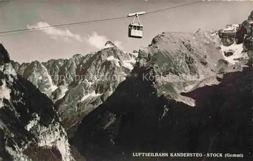 AK / Ansichtskarte  Seilbahn Cable-Car Telepherique Kandersteg Stock Gemm 