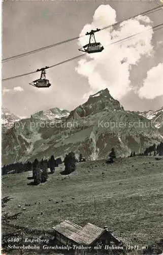 AK / Ansichtskarte  Seilbahn Cable-Car Telepherique Engelberg Gerschnialp Truebsee Hahnen