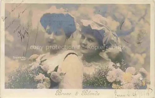 AK / Ansichtskarte  Foto Stebbing Paris Nr. 1045 Frauen Brune Blonde 