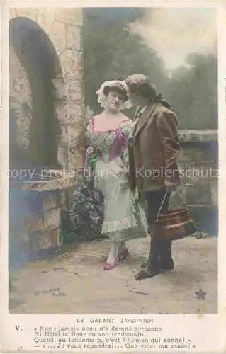 AK / Ansichtskarte  Foto Stebbing Paris Nr. 924 Le Galant Jardinier Frau Mann Tracht