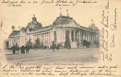 AK / Ansichtskarte  Exposition Universelle Paris 1900 Petit Palais des Beaux Arts