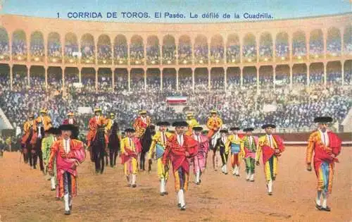 AK / Ansichtskarte  Stierkampf Corrida de Toros Bullfight-- Carrida de Toros El Paseo