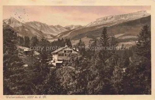 AK / Ansichtskarte  Riezlern Kleinwalsertal Vorarlberg Walserschanz Grenzgasthof Alpen