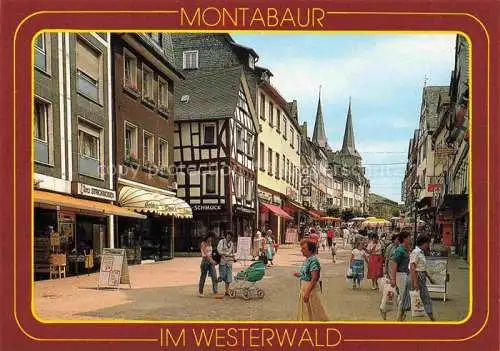 AK / Ansichtskarte  Montabaur Westerwald Fussgaengerzone