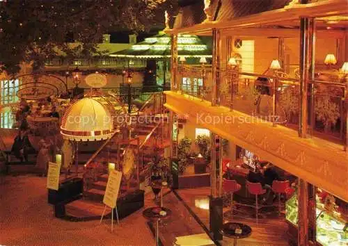 AK / Ansichtskarte  BRueHL  Rheinland Phantasieland Petit Paris Bistro Le grand Jardin