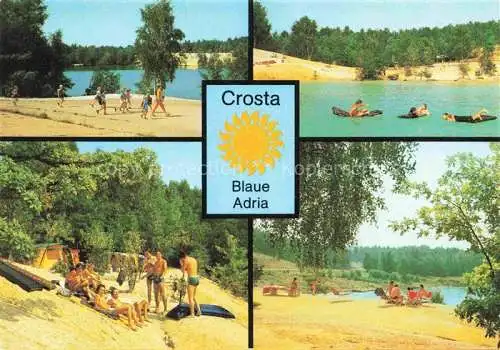 AK / Ansichtskarte  Crosta Grossdubrau Bautzen Sachsen Blaue Adria Strandpartien