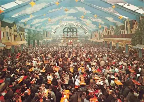 AK / Ansichtskarte  Muenchen Oktoberfest Festzelt der Hacker Pschorr Brauerei auf der Wies'n