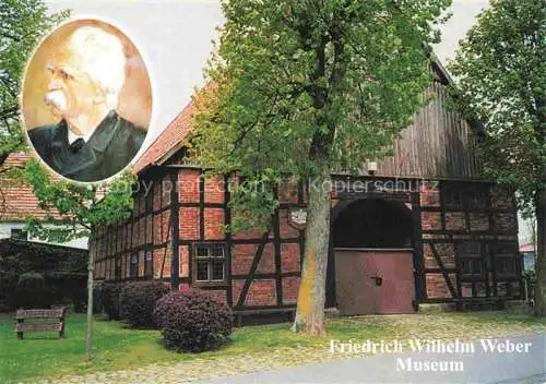 AK / Ansichtskarte  Alhausen Bad Driburg Westfalen Friedrich Wilhelm Weber Museum und Portrait