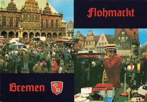 AK / Ansichtskarte  BREMEN Flohmarkt