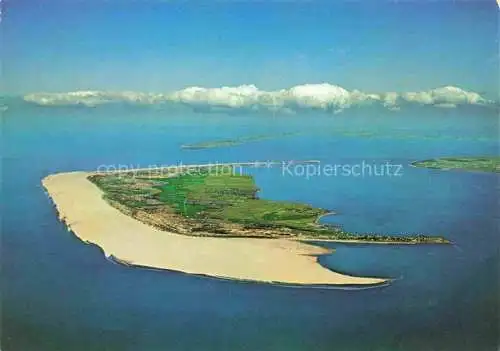 AK / Ansichtskarte  Amrum Insel Nebel Nordfriesland Fliegeraufnahme