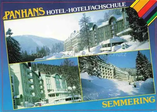 AK / Ansichtskarte  Semmering Niederoesterreich Hotel Panhans Hotelfachschule Semmering