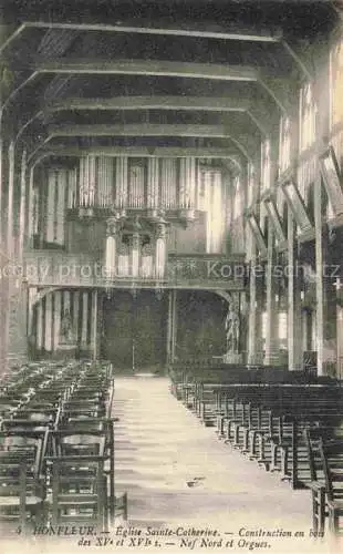 AK / Ansichtskarte  Orgel Kirchenorgel Organ Orgue Honfleur Sainte Catherine 