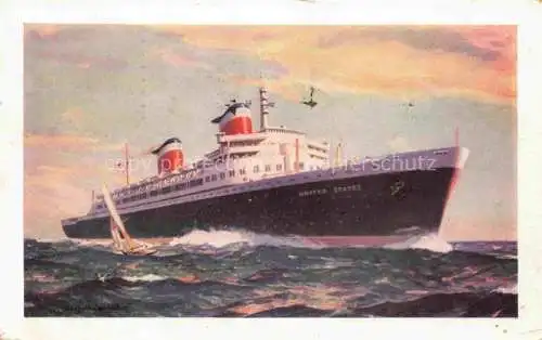 AK / Ansichtskarte  Dampfer Oceanliner New S United States 