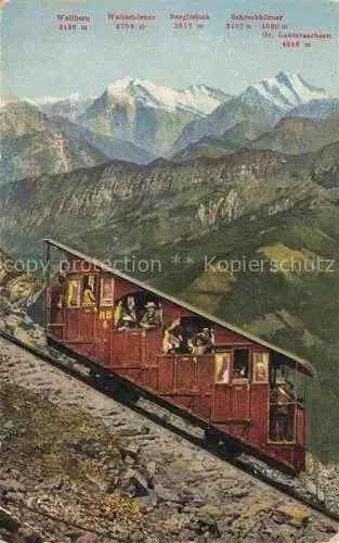 AK / Ansichtskarte  Bergbahn Niesen Wetterhorn 