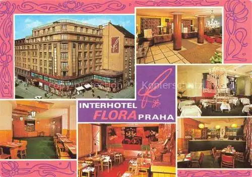 AK / Ansichtskarte  PRAHA Prag Prahy Prague Interhotel Flora Foyer Gastraeume