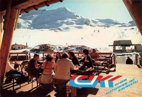 AK / Ansichtskarte  Kaunertal Tirol AT Glescherstrasse Gletscher Restaurant Gletscher Parkplatz