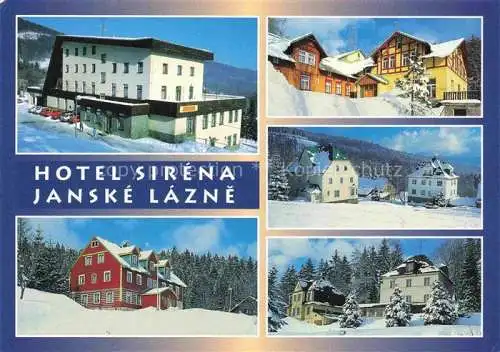 AK / Ansichtskarte  Janske Lazne Johannisbad CZ Hotel Sirena Riesengebirge Teilansichten