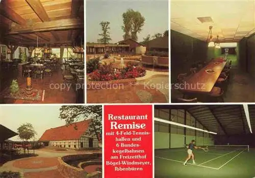 AK / Ansichtskarte  Ibbenbueren NRW Restaurant Remise Gastraum Park Kegelbahn Tennishalle