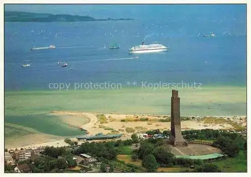 AK / Ansichtskarte  LABOE Ostseebad Marine Ehrenmal und U 995 Fliegeraufnahme