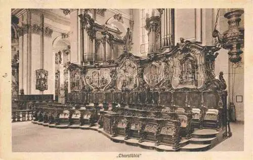 AK / Ansichtskarte  Orgel Kirchenorgel Organ Orgue St. Gallen Stiftskirche Inneres