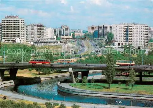 AK / Ansichtskarte  Kaliningrad KoeNIGSBERG Ostpreussen RU Blick auf neugebaute Moskau Bruecke 