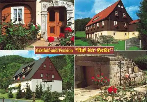 AK / Ansichtskarte  Waltersdorf Zittau Gasthof Pension Auf der Heide Teilansichten
