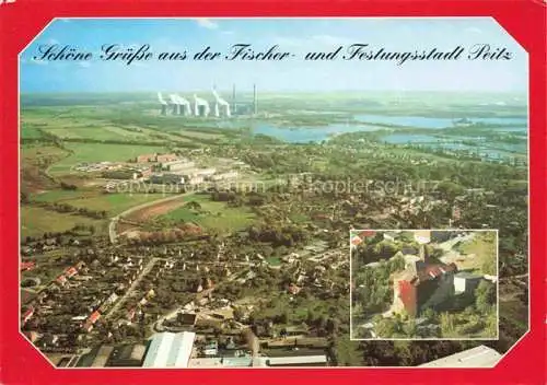AK / Ansichtskarte  Peitz Panorama mit Festung