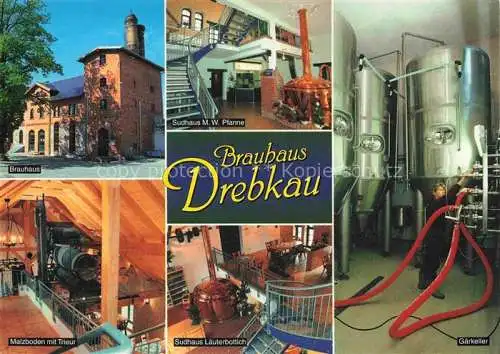AK / Ansichtskarte  Drebkau Kircher Brauhaus Malzboeden mit Trieur Sudhaus Laeuterbottich Gaerkeller Sudhaus MW Pfanne