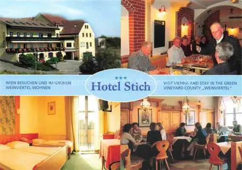 AK / Ansichtskarte  Manhartsbrunn Hotel Stich Restaurant Fremdenzimmer