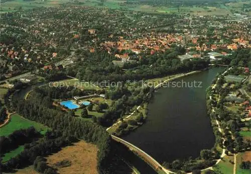 AK / Ansichtskarte  Warendorf Ems-See und Blick auf die Stadt