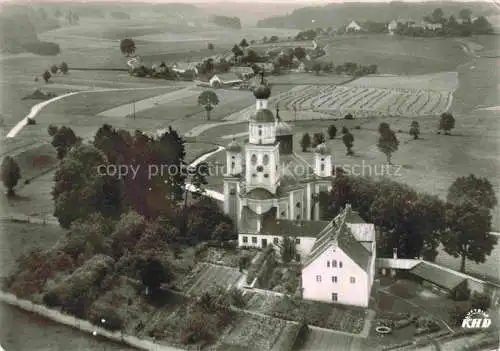 AK / Ansichtskarte  Sielenbach Aichach-Friedberg Bayern Wallfahrtskirche und Kapuzinerkloster Maria-Birnbaum