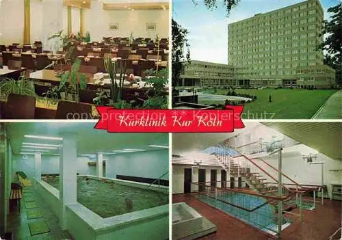 AK / Ansichtskarte  BAD NEUENAHR-AHRWEILER Kurklinik Kur Koeln Speisesaal Hallenbad Treppenhaus