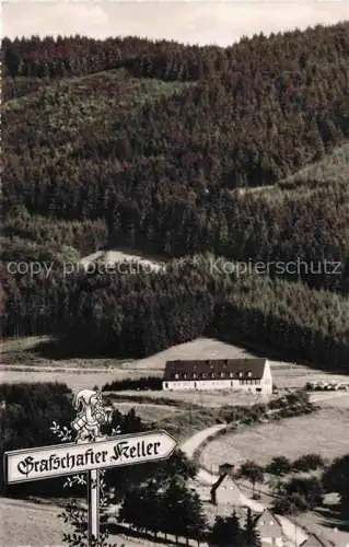 AK / Ansichtskarte  Grafschaft Sauerland Grafschafter Keller Wegweiser