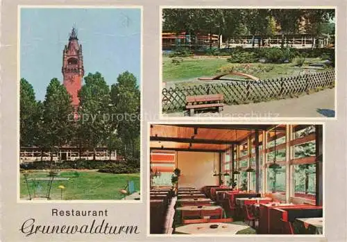 AK / Ansichtskarte  BERLIN Restaurant Grunewaldturm Gastraum Minigolf