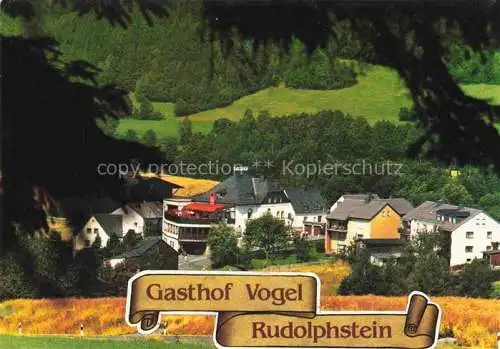 AK / Ansichtskarte  Rudolphstein Gasthof Hotel Pension Vogel