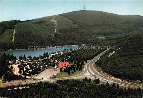 AK / Ansichtskarte  Hahnenklee-Bockswiese Harz Campingplatz am Kreuzeck Grumbacher Teiche und Bocksberg