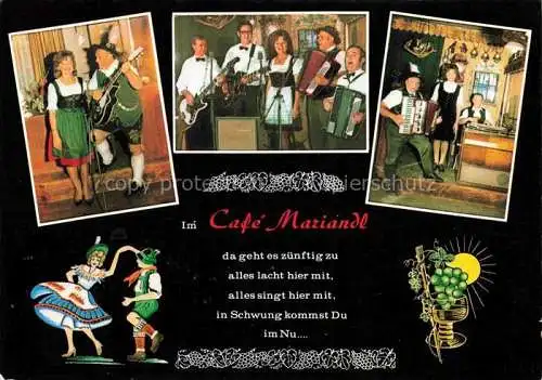 AK / Ansichtskarte  Oberalteich Café Mariandl Klosterhotel Klosterbraeustueberl Hausmusik