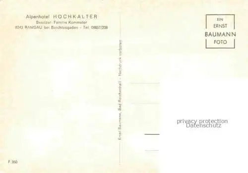 AK / Ansichtskarte  Ramsau  Berchtesgaden Alpenhotel Hochkalter Restaurant