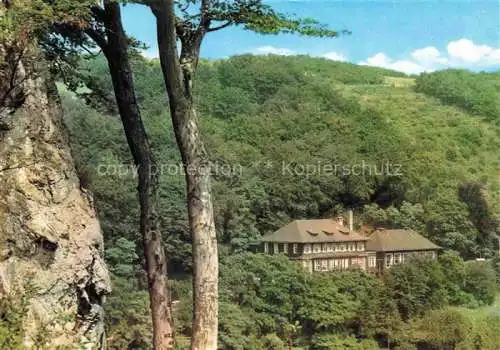 AK / Ansichtskarte  Letmathe Oestrich Bahnhofsgaststaette Haus Dechenhoehle