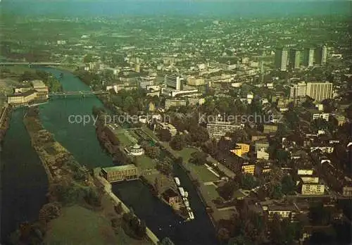 AK / Ansichtskarte  Muelheim  Ruhr Stadthalle und City