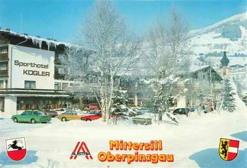 AK / Ansichtskarte  Mittersill Oberpinzgau AT Sporthotel Kogler Winterlandschaft